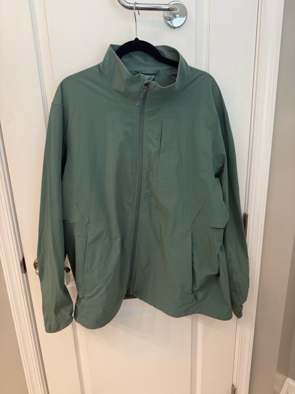 Lulu Lemon Lightweight Sage Green Zip-Up Jacket